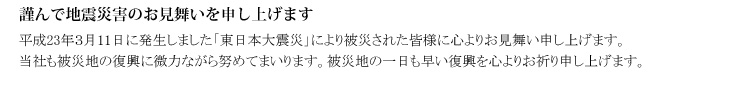 �ނ�Œn�k�ЊQ�̂���������\���グ�܂�